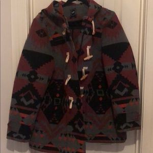 Never worn Aztec coat